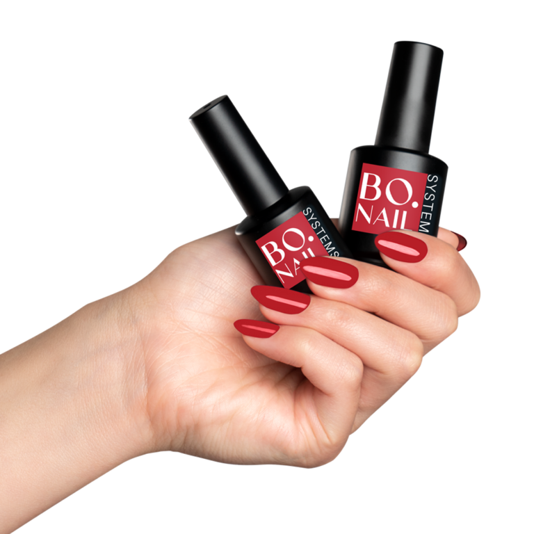 BO.NAIL Soakable Gel Polish #001 Just Red (15ml) - Image 2