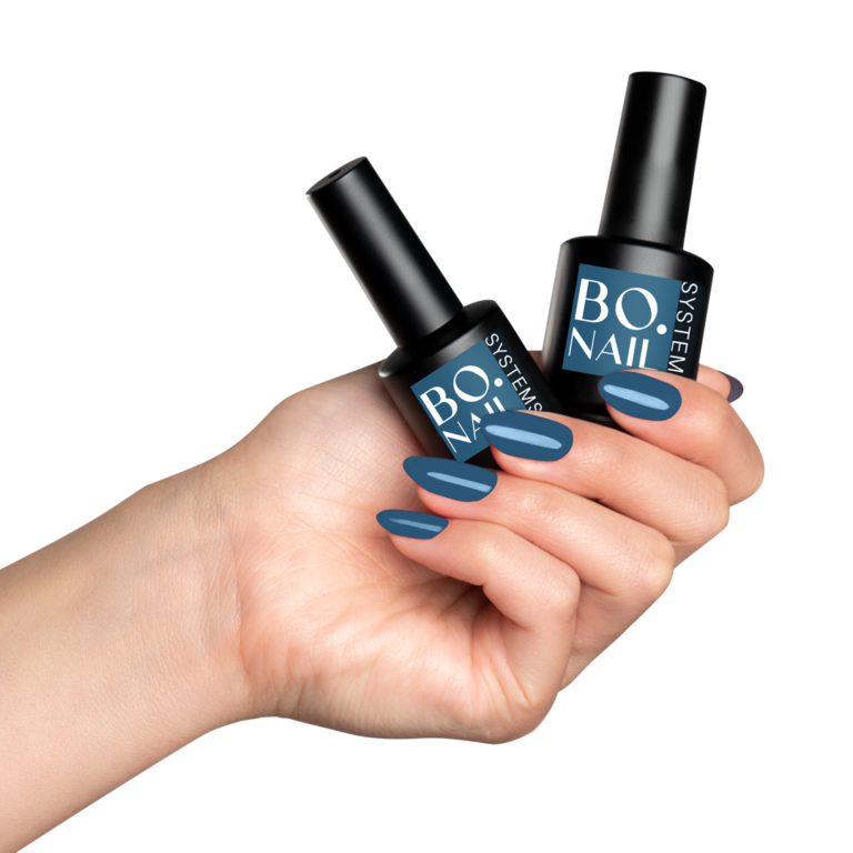 BO.NAIL Soakable Gelpolish #030 Pigeon Blue (15ml) - Image 2