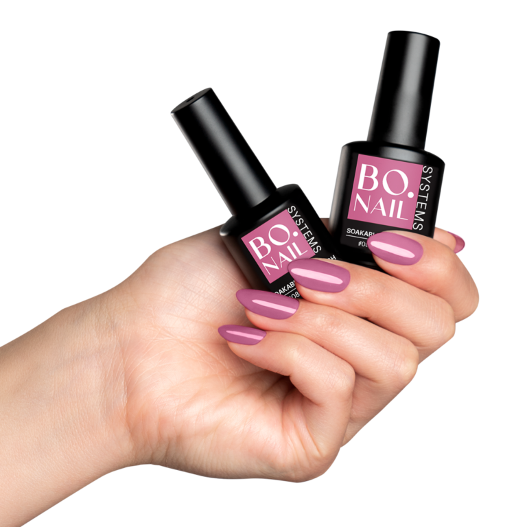 BO.NAIL Soakable Gel Polish #087 Tea Rose (15ml) - Image 2