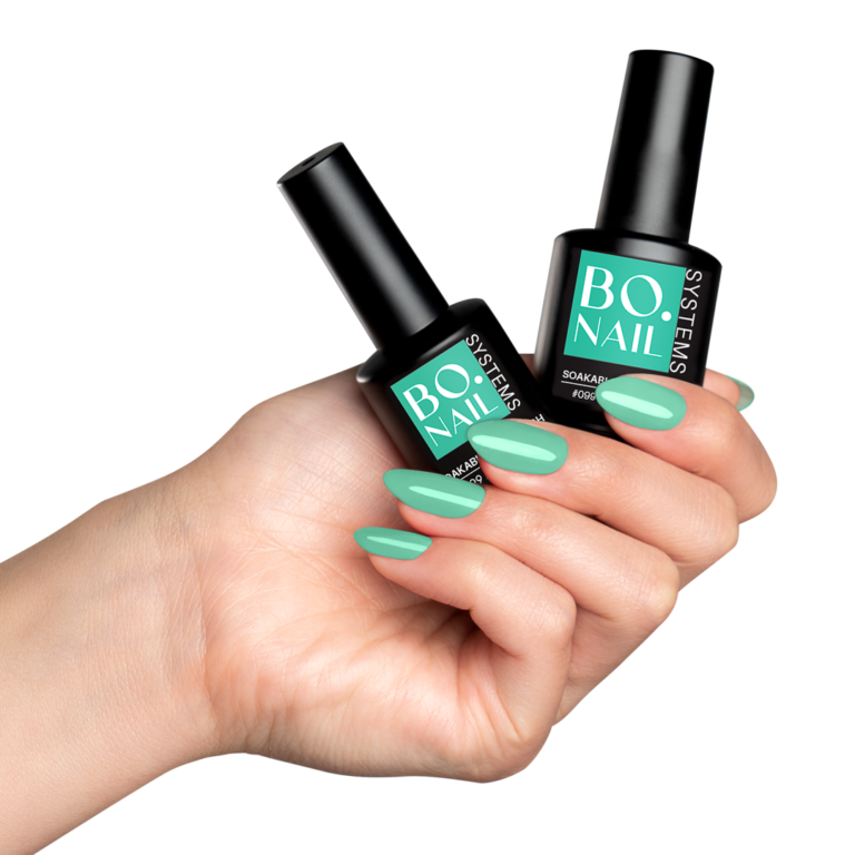 BO.NAIL Soakable Gel Polish #099 Minty Fresh (15ml) - Image 2