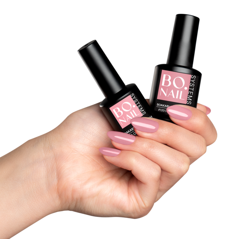 BO.NAIL Soakable Gel Polish #120 Oh So Modest (15ml) - Image 2