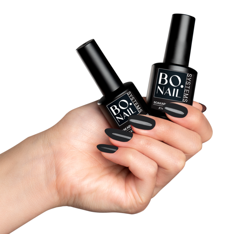 BO.NAIL Soakable Gel Polish #145 Graphite (15ml) - Image 2