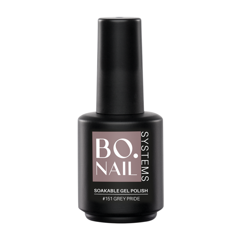 BO.NAIL Soakable Gel Polish #151 Grey Pride (15ml)